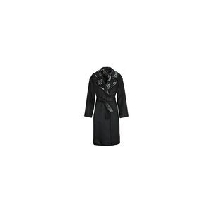 Manteau Guess LUDOVICA LOGO WRAP COAT Noir EU XL femmes - Publicité