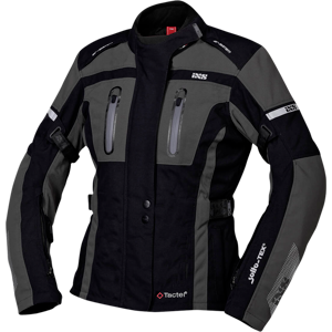 Veste Moto Femme iXS Pacora-ST Noir-Gris -