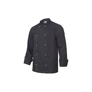 VELILLA Veste de cuisine manches longues avec boutons pression VELILLA noir T.44 Velilla44