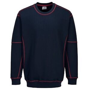 Portwest - Sweat-shirt bicolore ESSENTIEL Bleu / Rouge Taille XL - Publicité