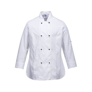 Portwest - Veste de cuisine manches longues pour femmes RACHEL Blanc Taille XLXL