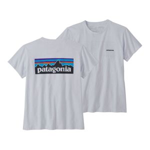 Patagonia P-6 Logo Responsibili-Tee - T-shirt femme White XS - Publicité