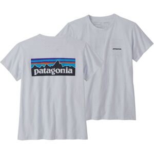 Patagonia P-6 Logo Responsibili-Tee - T-shirt femme White XS - Publicité