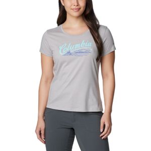 Columbia Daisy Days SS Graphic Tee - T-shirt femme Columbia Grey Heather / Simply Scripted S - Publicité