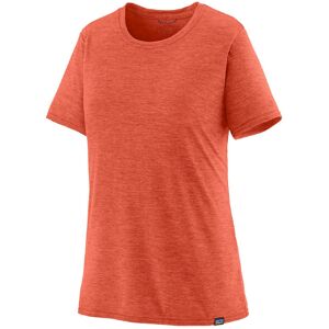 Patagonia Cap Cool Daily Shirt - T-shirt femme Pimento Red / Coho Coral X-Dye S - Publicité