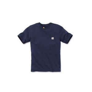 Non communiqué T-shirt manches courtes WORKWEAR POCKET TS navy - CARHARTT - S1103296412S Bleu marine - Publicité