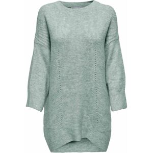 Pull long maille manches 3/4 polyester recyclé Femme ONLY - Publicité