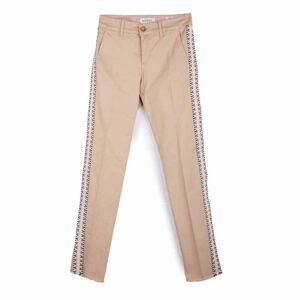 Pantalon slim fantaisies beige Femme HAPPY