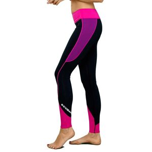 Upf 80 Leggings Woman Noir,Violet LS Noir,Violet LS unisex