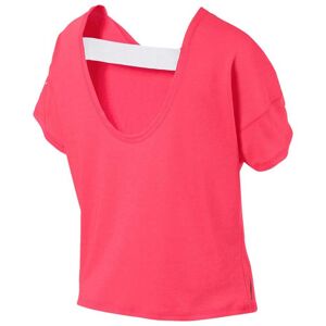 Puma Hit Feel It Short Sleeve T-shirt Rose S Femme - Publicité