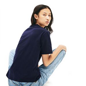Lacoste Crew Premium Cotton Short Sleeve T-shirt Bleu 32 Femme Bleu 32 female - Publicité