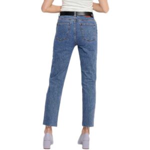 Only Emily Life High Waist Straight Raw Crop Ankle Mae06 Jeans Bleu 31 / 30 Femme Bleu 31 female - Publicité