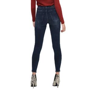 Only Blush Life Mid Waist Skinny Ankle Jeans Bleu S / 32 Femme Bleu S female - Publicité