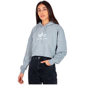 Alpha Industries Basic Cos Hoodie Gris S Femme Gris S female - Publicité