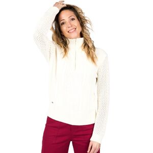 N2 Portia Zip Neck Sweater Blanc 3 Femme Blanc 3 female