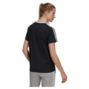 Adidas 3 Stripes Bf Short Sleeve T-shirt Noir S / Regular Femme Noir S female - Publicité