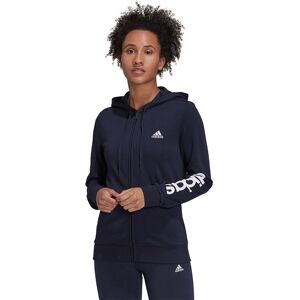 Adidas Linear Ft Full Zip Sweatshirt Bleu XS Femme Bleu XS female - Publicité