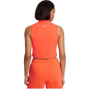 Nike Sportswear Mock Print Sleeveless T-shirt Orange L Femme Orange L female - Publicité