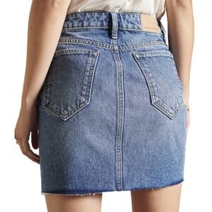 Superdry Denim Mini Skirt Bleu 24 Femme Bleu 24 female - Publicité