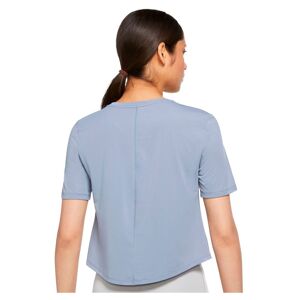 Nike Dri Fit One Cropped Short Sleeve T-shirt Bleu L Femme - Publicité
