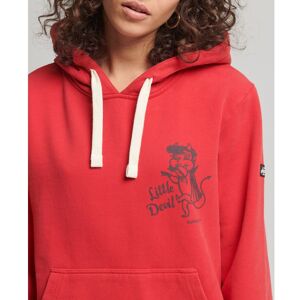 Superdry Vintage Crossing Lines Hoodie Rouge M Femme Rouge M female - Publicité