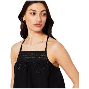 Superdry Vintage Woven Lace Sleeveless T-shirt Noir XS Femme Noir XS female - Publicité