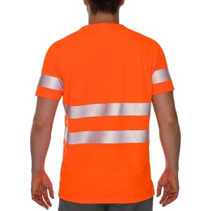 Iq-uv Uv High Visible T-shirt V-neck Kl.2 Man Orange S Orange S unisex