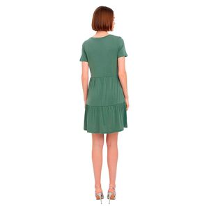 Vero Moda Filli Calia Ga Short Sleeve Short Dress Vert M Femme Vert M female - Publicité