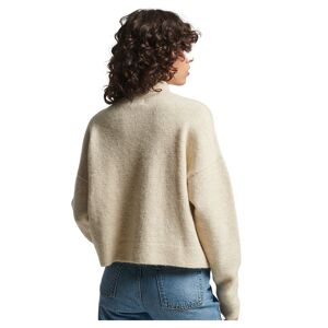 Superdry Vintage Essential Mock Neck Sweater Beige XL Femme Beige XL female - Publicité