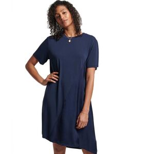 Studios Fabric Mix Dress Bleu XS Femme Bleu XS female