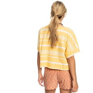 Roxy Stripy Sand Short Sleeve T-shirt Jaune M Femme Jaune M female - Publicité