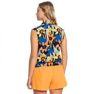 Roxy Tropical View Short Sleeve V Neck T-shirt Multicolore S Femme Multicolore S female - Publicité