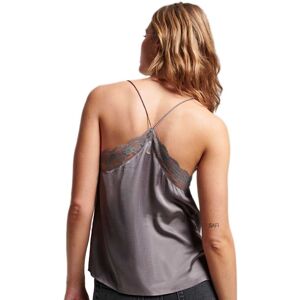 Superdry Studios Satin Cami Blouse Gris XS Femme Gris XS female - Publicité