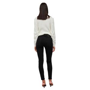 Vila Sally Lia00 Skinny Fit High Waist Jeans Noir S / 32 Femme Noir S female - Publicité