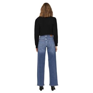 Only Madison Blush Wide Leg Fit Cro372 High Waist Jeans Bleu S / 32 Femme Bleu S female - Publicité