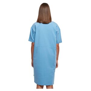 Urban Classics Organic Oversized Slit Short Sleeve Short Dress Bleu XS Femme Bleu XS female - Publicité