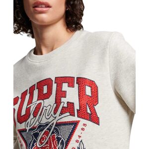 Superdry Vintage Franchise Sweatshirt Beige XS Femme Beige XS female - Publicité