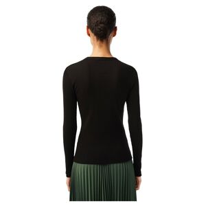 Lacoste Tf1692-00 Short Sleeve T-shirt Noir 40 Femme Noir 40 female - Publicité