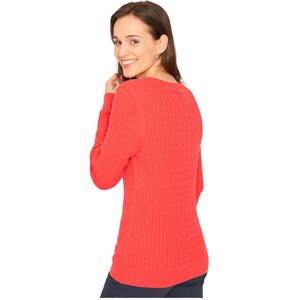 Redgreen Simone Cable Round Neck Sweater Orange L Femme Orange L female - Publicité