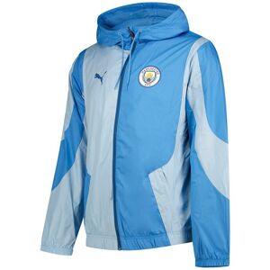 Puma Manchester City 23/24 Prematch Jacket Bleu L Bleu L unisex - Publicité