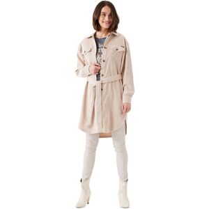 Coat Beige M Femme Beige M female