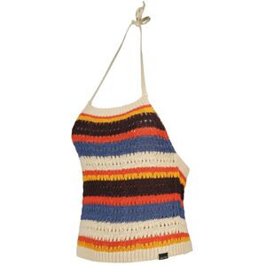 Superdry Vintage Crochet Halter Sleeveless T-shirt Multicolore L Femme Multicolore L female - Publicité