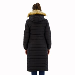 Superdry Fuji Longline Puffer Jacket Noir S Femme Noir S female - Publicité