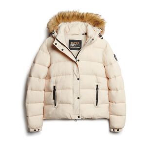 Superdry Faux Fur Puffer Jacket Beige 2XS Femme Beige 2XS female - Publicité