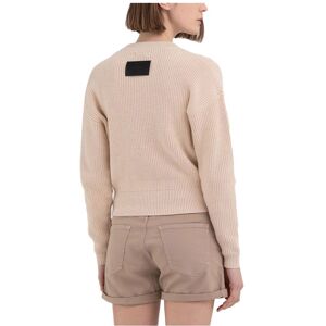 Replay Dk6052.000.g23138b Short Cardigan Beige S Femme Beige S female - Publicité