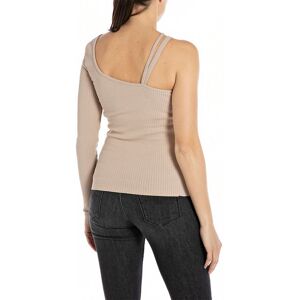 Replay W3095.000.23583p T-shirt Beige M Femme Beige M female - Publicité