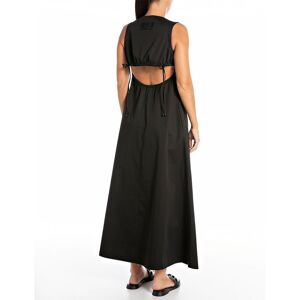 Replay W9085.000.84932 Sleveless Long Dress Noir XS Femme Noir XS female - Publicité
