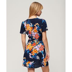 Superdry Printed Wrap Short Sleeve Short Dress Multicolore XL Femme Multicolore XL female - Publicité