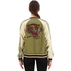 Superdry Suikajan Embroidered Bomber Jacket Vert S Femme Vert S female - Publicité