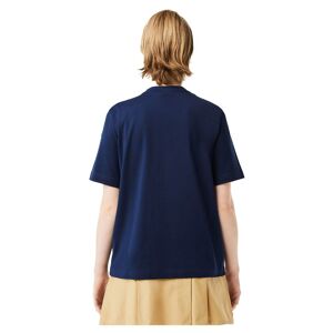 Lacoste Tf7300 Short Sleeve V Neck T-shirt Bleu 36 Femme Bleu 36 female - Publicité